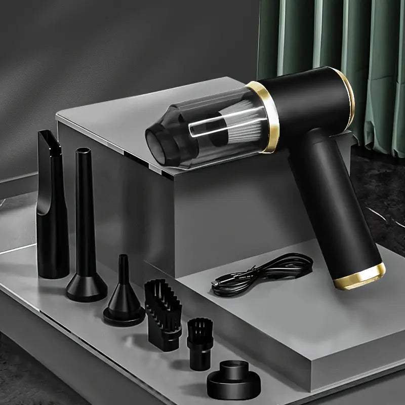 Aspirador Portátil 3 em 1 – Sucção e Soprador - Operação Silenciosa