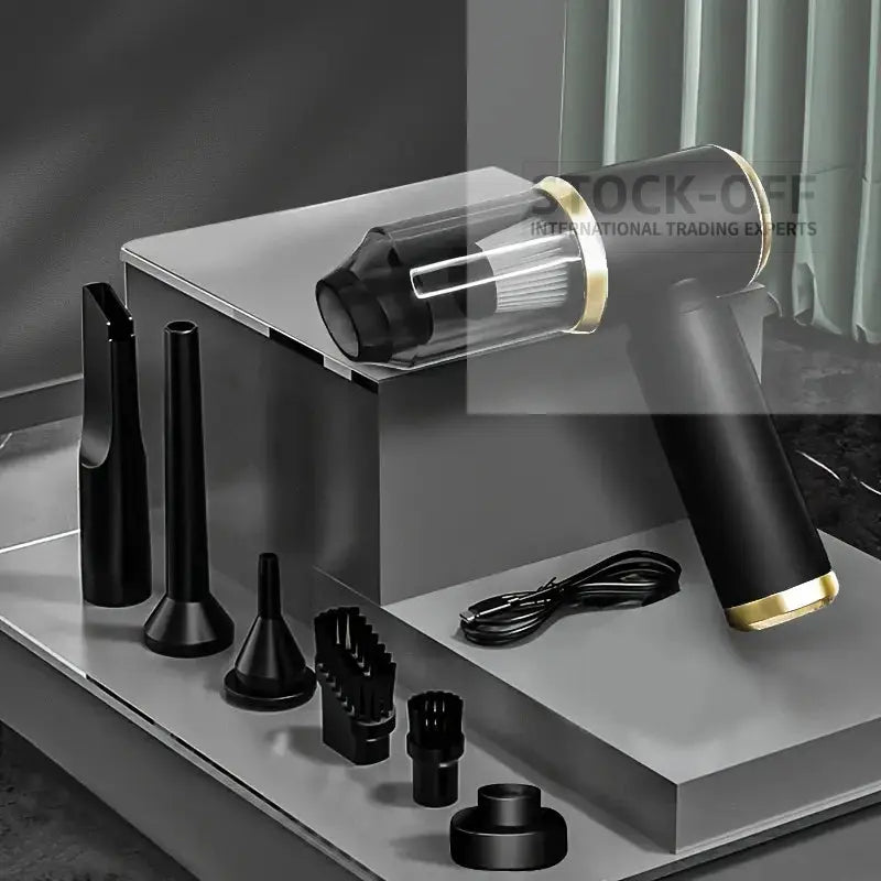 Aspirador Portátil 3 em 1 – Sucção e Soprador - Operação Silenciosa Stock