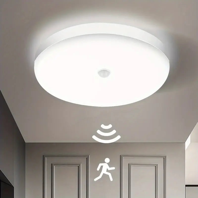 Lâmpada de Teto LED com Sensor de Movimento – Iluminação Inteligente 💡✨