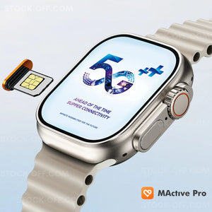 Smartwatch Android 4G Ultra 3 Microwear Original 4GB 32GB/ 128 GB Amoled Stock OFF