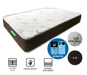 Colchão Ortopédico Sleep Tech Pro 26cm – Tecnologia Neurotécnica de Perfilagem | Fabrico PT Stock OFF