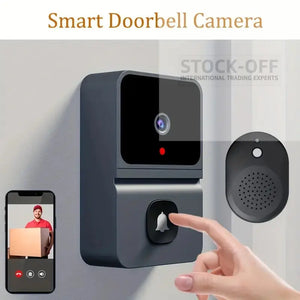 Campainha Wireless com Câmara Wi-Fi – Segurança e Conforto na Porta da Sua Casa Stock OFF