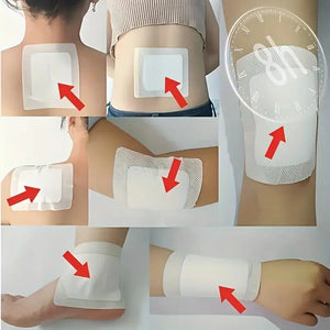 🔥 Pack de 10 Adesivos Auto-Aquecidos – Alívio Natural para Músculos e Articulações! 🌿💪 Stock OFF