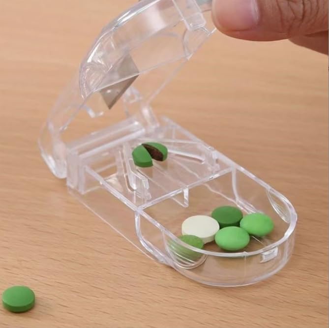 💊 Cortador e Armazenador de Comprimidos – Facilidade e Precisão na Administração de Medicamentos
