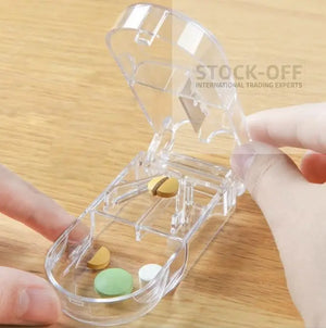 💊 Cortador e Armazenador de Comprimidos – Facilidade e Precisão na Administração de Medicamentos Stock OFF
