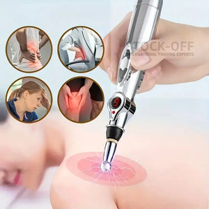 🔥 SUPER DEALS - Caneta Massagem Acupuntura 9 Níveis USB Portátil | Testado Porto™ | -75% 🇵🇹 Stock