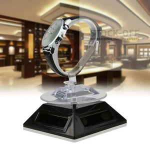 Vitrine Solar 360 – Plataforma Giratória Automática para Exibição de Jóias e Acessórios ☀️💎 Stock