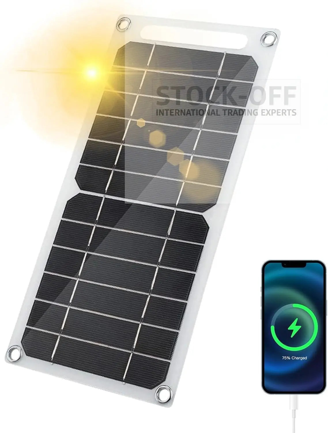 ☀️ Painel Carregador Solar Magnético – Energia Sustentável 🔋✨ Stock