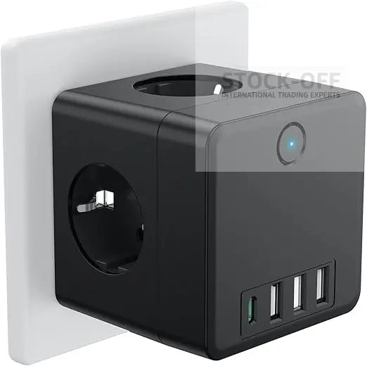 Cubo 7-em-1 – Múltiplas Funcionalidades para Conectividade e Proteção 🔌✨ Protech