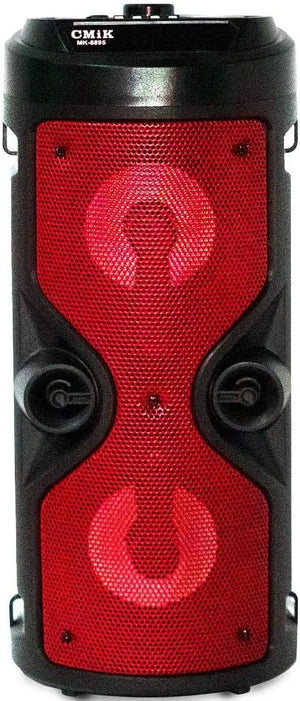 🔊 Coluna Bluetooth com Microfone – Som Potente, Portabilidade e Estilo Protech