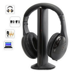 Headphones Wireless 5 em 1 đ§ â Som Sem Fios & Versatilidade Protech