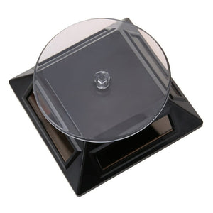 Vitrine Solar 360 – Plataforma Giratória Automática para Exibição de Jóias e Acessórios ☀️💎 Stock