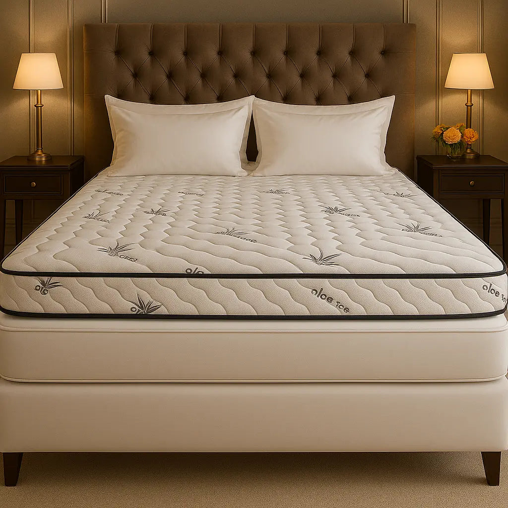 🛏️ Topper Luxury Hotel com Tecnologia SleepTech Pro™ Colchões Stock Off