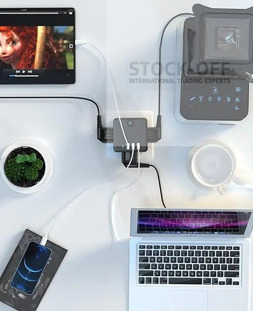 Cubo 7-em-1 – Múltiplas Funcionalidades para Conectividade e Proteção 🔌✨ Protech