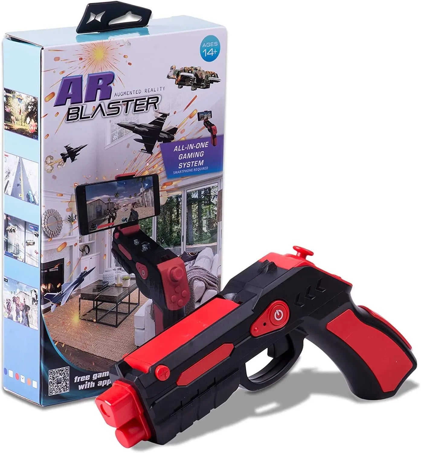 🔥 SUPER DEALS - Pistola AR Blaster Realidade Aumentada Jogo Interativo Smartphone Crianças Adultos | Testado Porto™ | -70% 🇵🇹 Protech