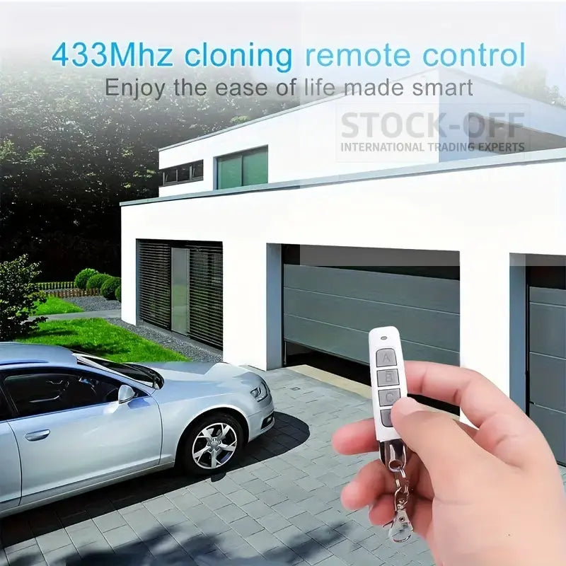 🔥 SUPER DEALS - Controlo Remoto Universal 433MHz Copiador Portão Garagem | Testado Porto™ | -70% 🇵🇹 Stock