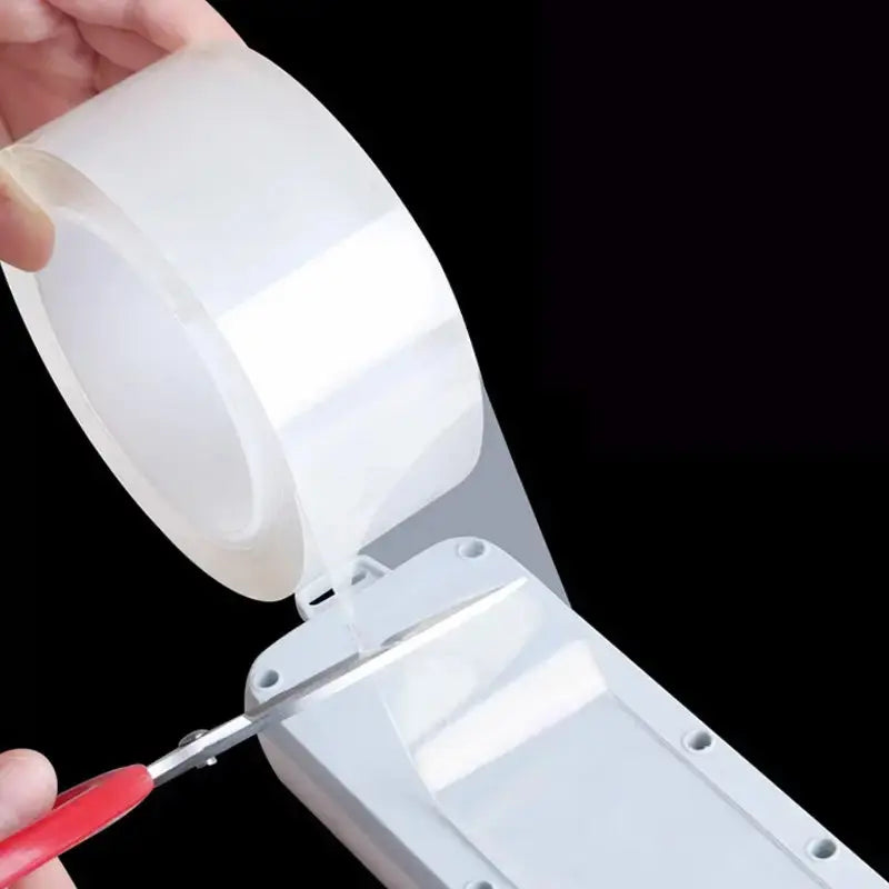 Fita Adesiva Nano Dupla Face Reutilizável e Lavável - Transparente e Multiuso 6cc12a-b8