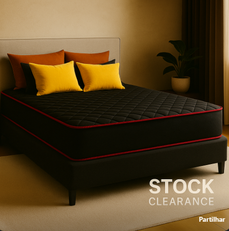 Colchão Farma Viscoelástico – Design Anatómico com Ventilação 3D Permanente | Fabrico PT Colchões Stock Off
