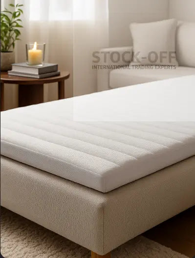 💤 Sobrecolchão Viscoelástico de Casal – Transforme Suas Noites com Conforto e Bem-Estar! 🛌✨ Colchões Stock Off