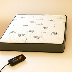 💤 Sobrecolchão Viscoelástico com 8 Motores de Massagem – Experiência de Spa em Casa! 🛌✨ Colchões Stock Off