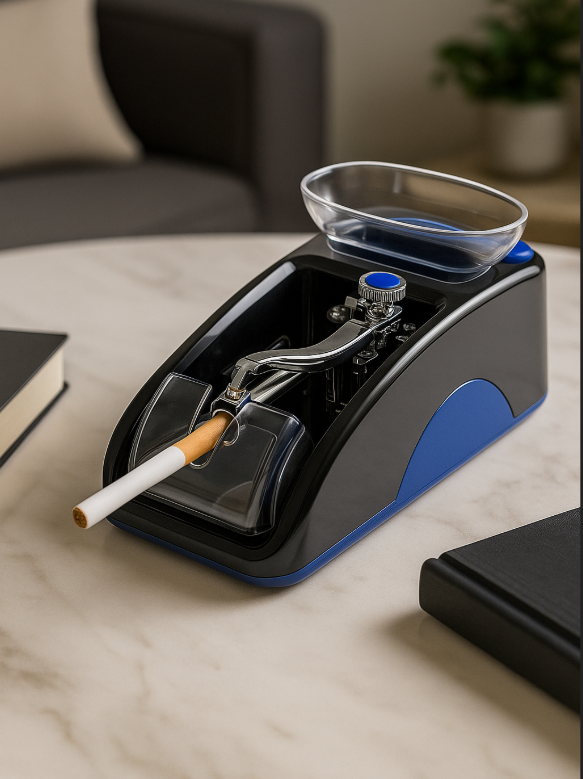 🚬 Máquina Elétrica de Entubar Cigarros – Praticidade e Limpeza para o Seu Fumo! 🌟