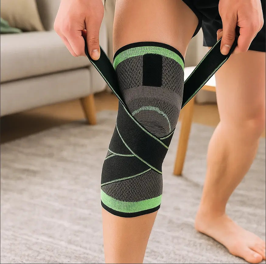 Joelheira Protetora Articulada c/ Faixa Ajustável Stock OFF