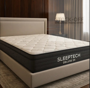 🛏️ SleepTech Deluxe 24 – Engenharia Portuguesa do Sono, 24cm Colchões Stock Off