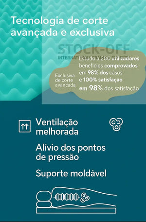 Almofada de Assento e Costas Confort Tech Pro Colchões Stock Off