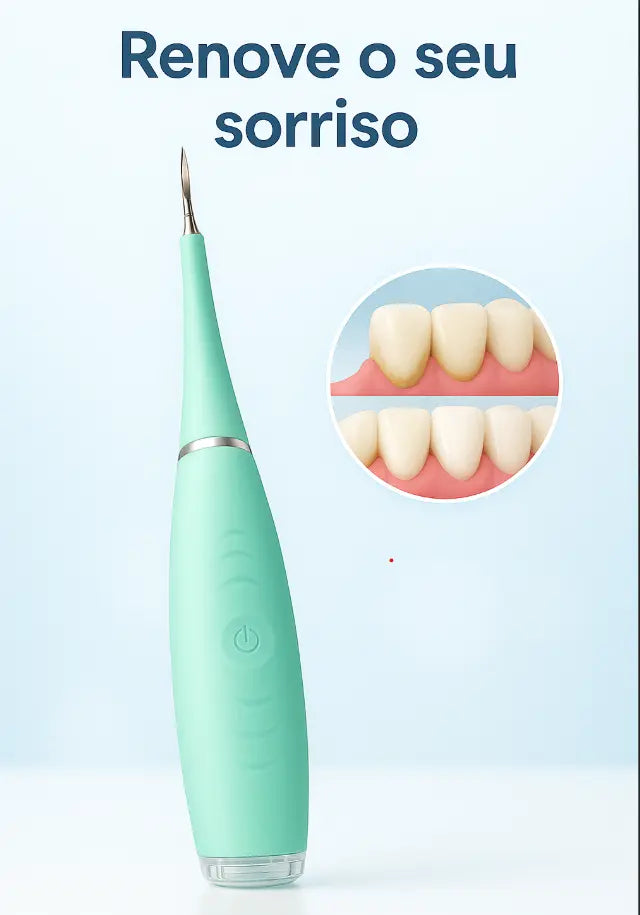 🔥 SUPER DEALS - Removedor Tártaro Dental Ultrassónico LED 5 Níveis USB Branqueamento | Testado Porto™ | -70% 🇵🇹 Stock OFF