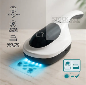 Esterilizador Aspirador para Ácaros com Luz UV e Filtro Colchões Stock Off