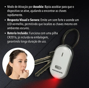 🔥 SUPER DEALS - Porta-Chaves Localizador Key Finder Apito Som LED Encontra Chaves Carteira Comando | Testado Porto™ | -70% 🇵🇹 Stock OFF - Melhor Site de Compras Online - Novidades todas as Semanas