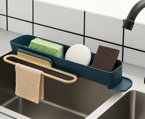 🧼 FlexiStand™ – Suporte Extensível Inteligente para Bancada de Cozinha Stock OFF