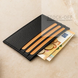 💳 Porta-Cartões Masculino Ultrafino 🖤 Stock