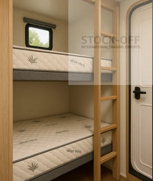 STAYPRO™ ROLL — Linha Profissional de Colchões para Bungalows, Campismo e Alojamentos Colchões Stock Off