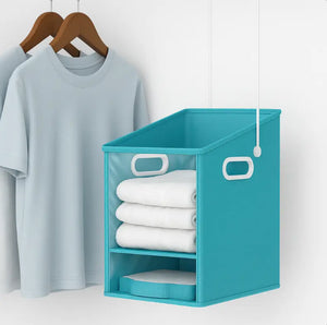 🗄️ Closet Caddy – Cesto de Arrumação para Armário Stock OFF