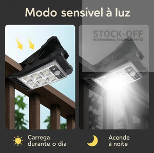 🔥 SUPER DEALS - Luz Solar Clipe Sensor Movimento USB | Testado Porto™ | -75% 🇵🇹 Stock