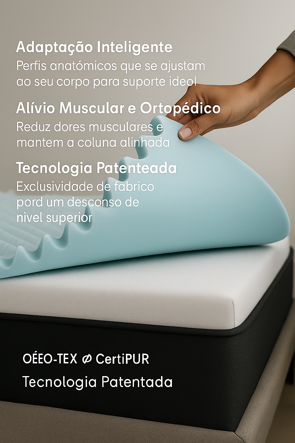 Topper Sleep Tech Pro – O Futuro do Sono Está Aqui! 💤✨