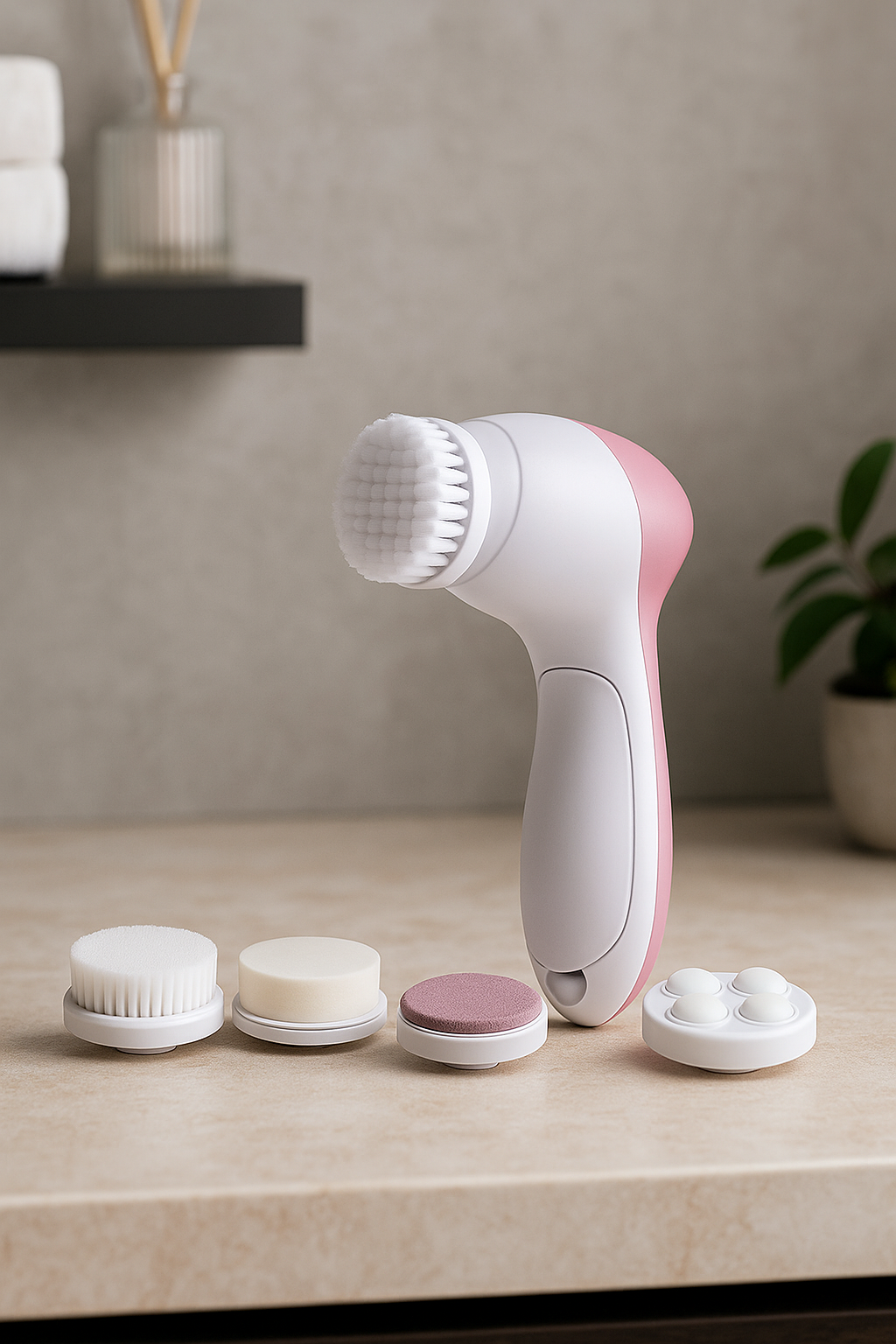 Cepillo de limpieza facial exfoliante