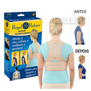 🦴 Corretor Postural Royal Posture – Alinhamento e Conforto para a Sua Coluna Stock OFF