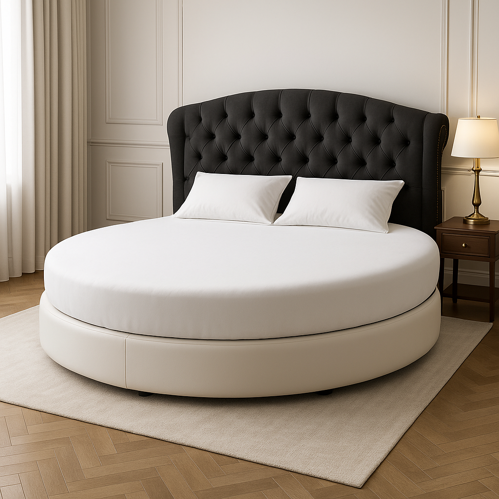 💤 Colchão Visco Aloe Vera Redondo – Inovação, Conforto e Sofisticação para o Seu Quarto! 🛌✨