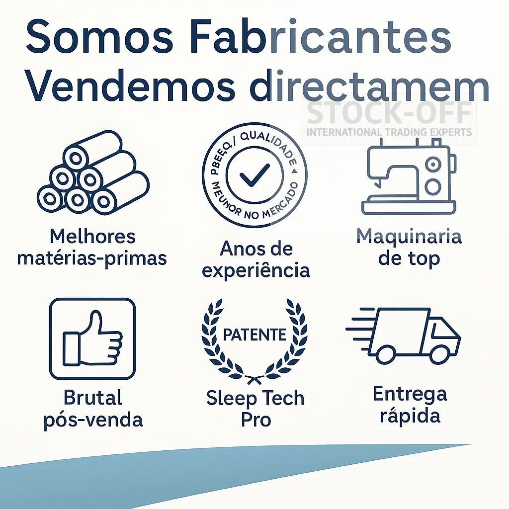 💤 Colchão Viscoelástico Relaxante de Camomila – Durma com Tranquilidade e Bem-Estar! Colchões Stock Off