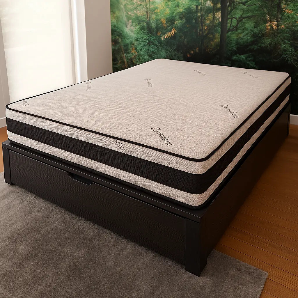 🌱 Colchão Viscoelástico de Fibra de Bambu – Conforto, Sustentabilidade e Inovação 🛌✨ Colchões Stock Off