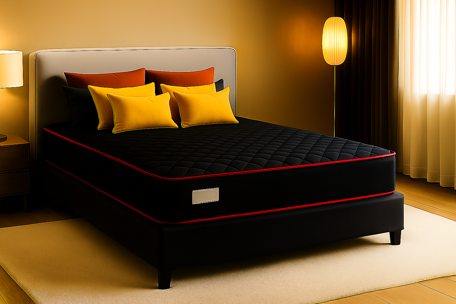 Colchão de Casal Farma 26 cm Visco + 2 Almofadas - Tecnologia Ortopédica Avançada 🇵🇹