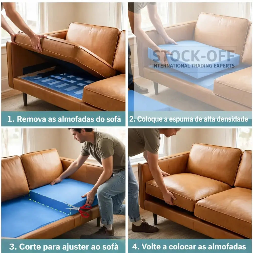 SOFÁ RESTORE™ - Suporte Profissional para Assentos de Sofá Afundados Stock