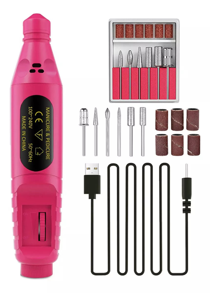 Perceuse à ongles électrique et accessoires complets