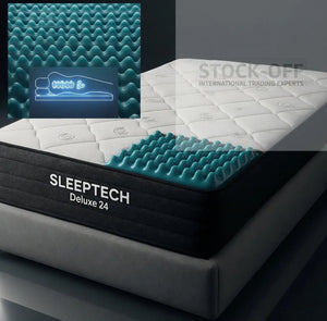 🛏️ SleepTech Deluxe 24 – Engenharia Portuguesa do Sono, 24cm Colchões Stock Off
