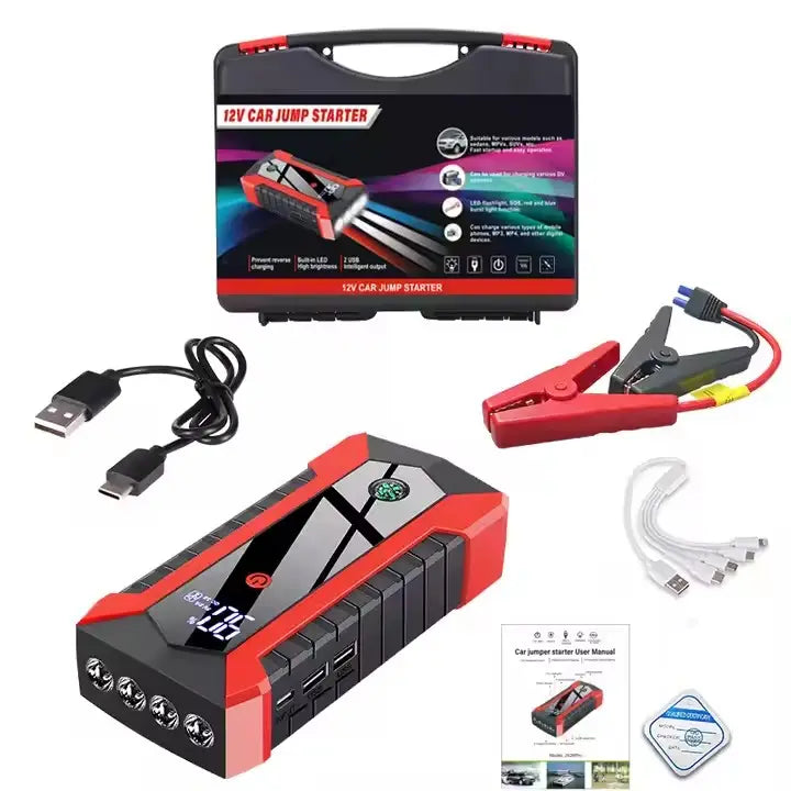 🚗 Jump Starter - Arrancador de Bateria de Emergência Para Carro 🔋
