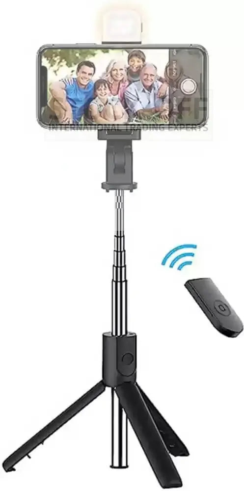 🔥 SUPER DEALS -SnapLight Pro L03 | Selfie Stick & Tripé 2-em-1 com Luz LED e Comando Bluetooth | Testado Porto™ | -70% 🇵🇹 Stock