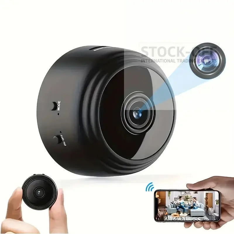 Mini Câmara Wi-Fi 1080p c/ Gravador HomeSafety Protech