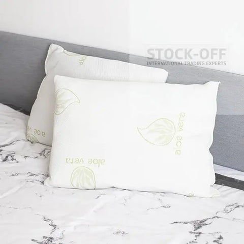 Almofada Viscoelástica Aloé Vera – Fabrico Nacional & Stock Off de Fábrica 🇵🇹🔥